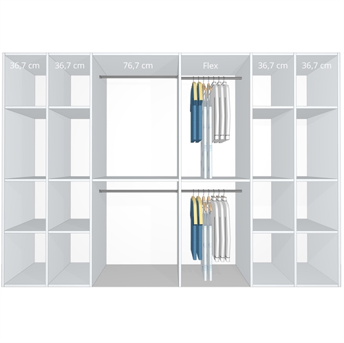 Inventar fra bredde 280 cm til 300 cm - Kitchn - Model B